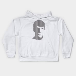 Illustration Of Cristiano Ronaldo Face Kids Hoodie